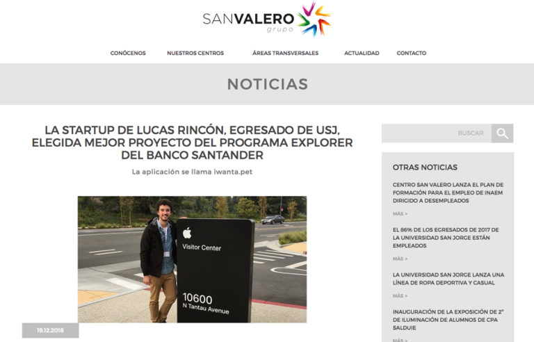 Lucas Rincon Entrevista para Grupo San Valero – Lucas Rincón